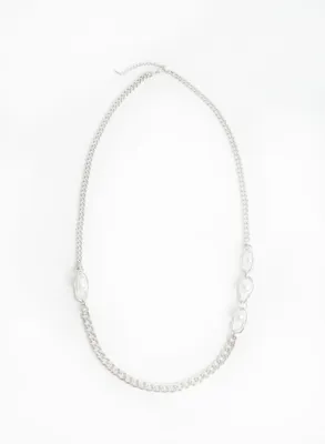 Pearl Insert Chain Necklace