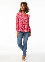 Puff Sleeve Floral Blouse