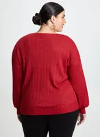 Boat Neck Pull Over Sweater