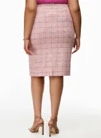 Bouclé Pencil Skirt