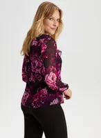 Floral Motif Blouse