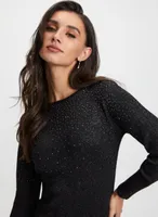 Stud Detail Sweater Dress