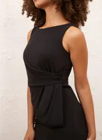 Twist Detail Sheath Dress