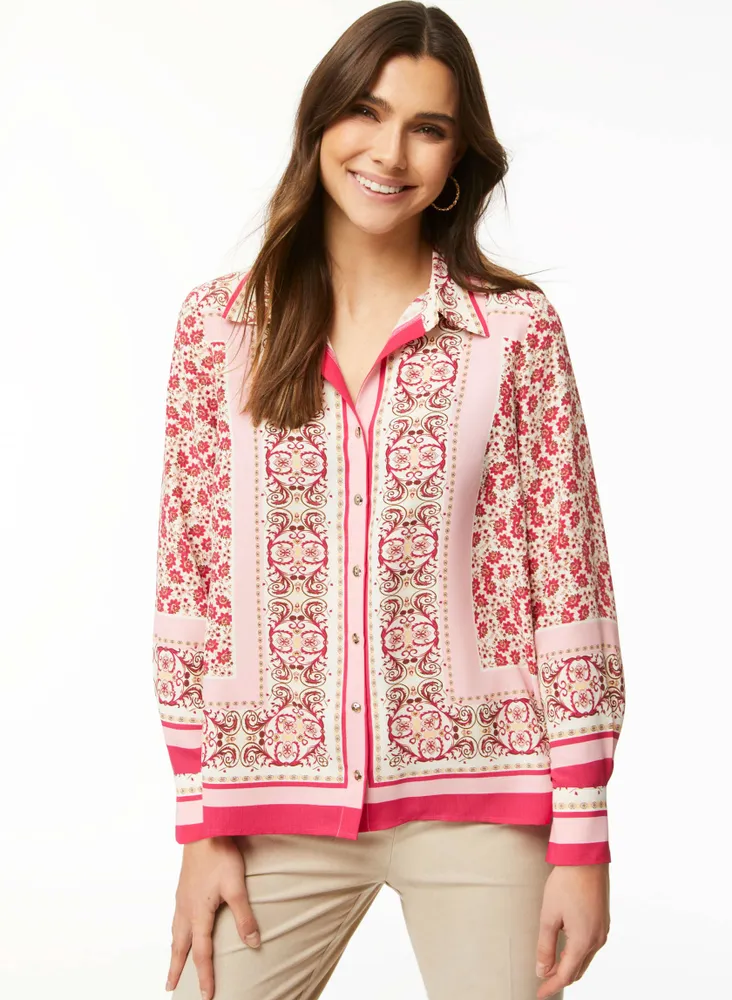 Paisley Print Blouse