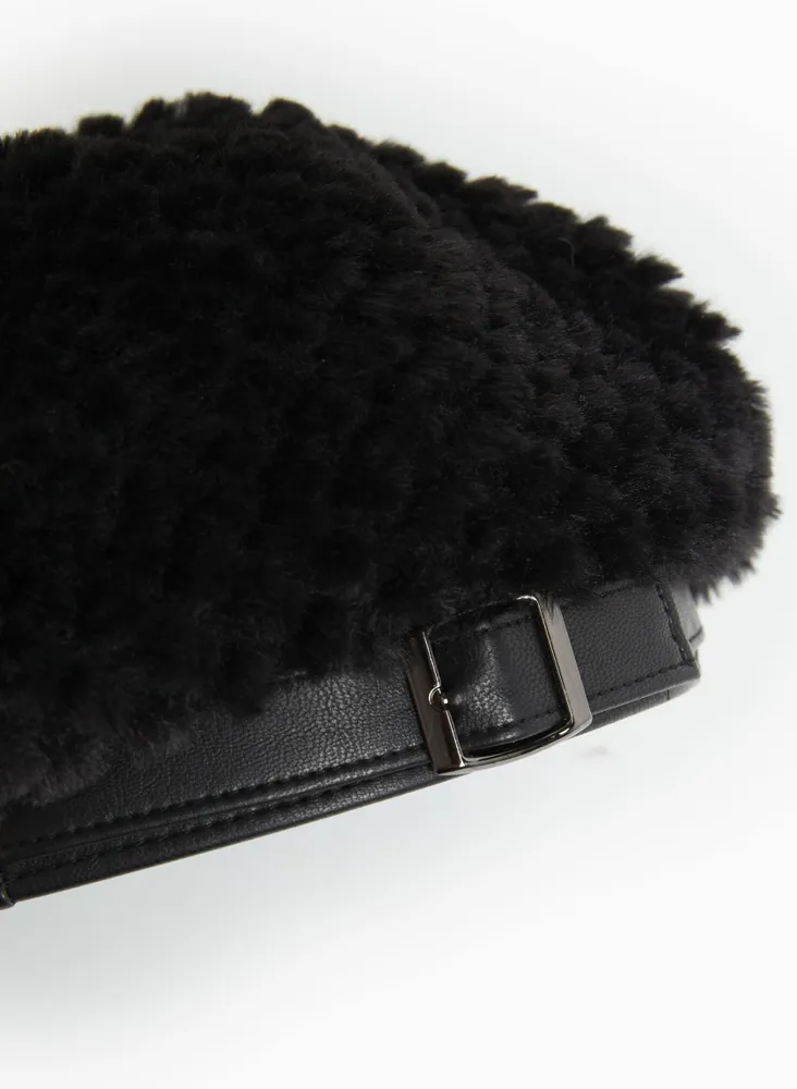 Faux Fur Beret