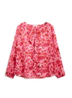 Puff Sleeve Floral Blouse