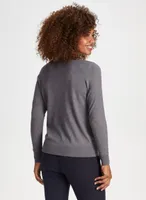 Rhinestone Appliqué Sweater