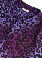 Animal Print Tunic Blouse