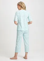 Heart Print Pyjama Set