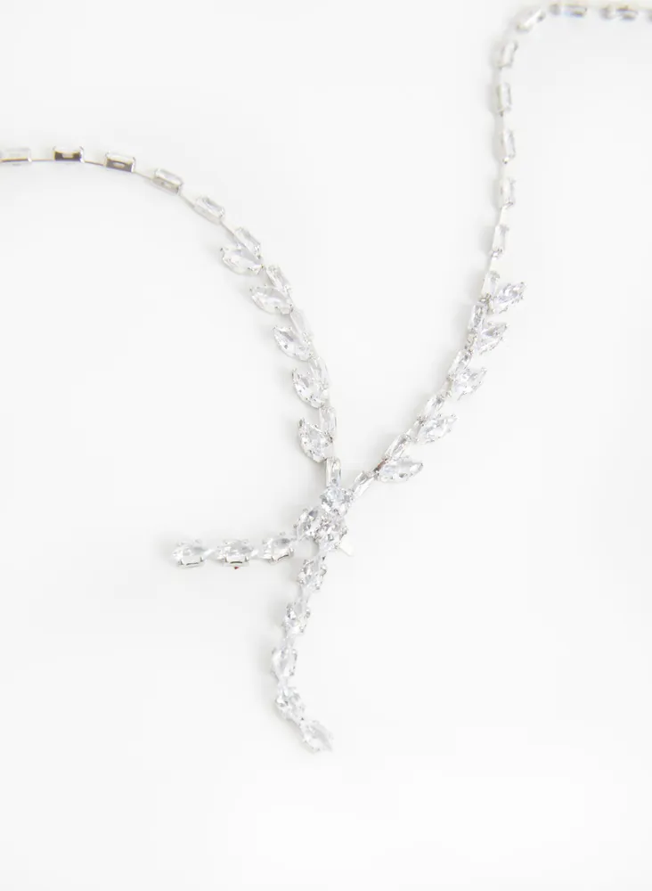 Crystal & Baguette Necklace