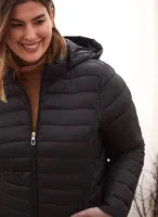 Recycled Quilted Vegan Down Coat