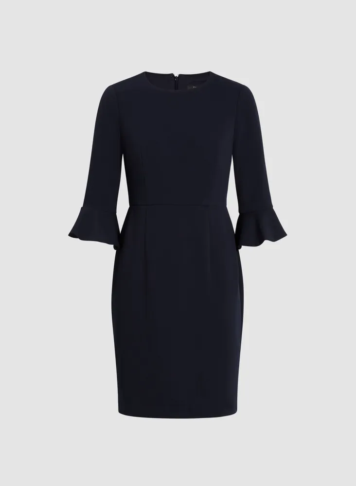 Bell Sleeve Sheath Dress