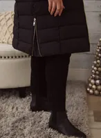 Stretch Vegan Down Quilted Coat