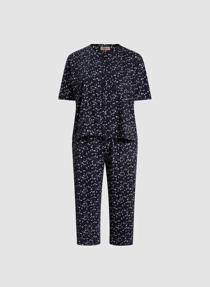 Star Motif Pyjama Set