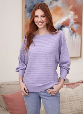 Long Sleeve Stripe Detail Sweater