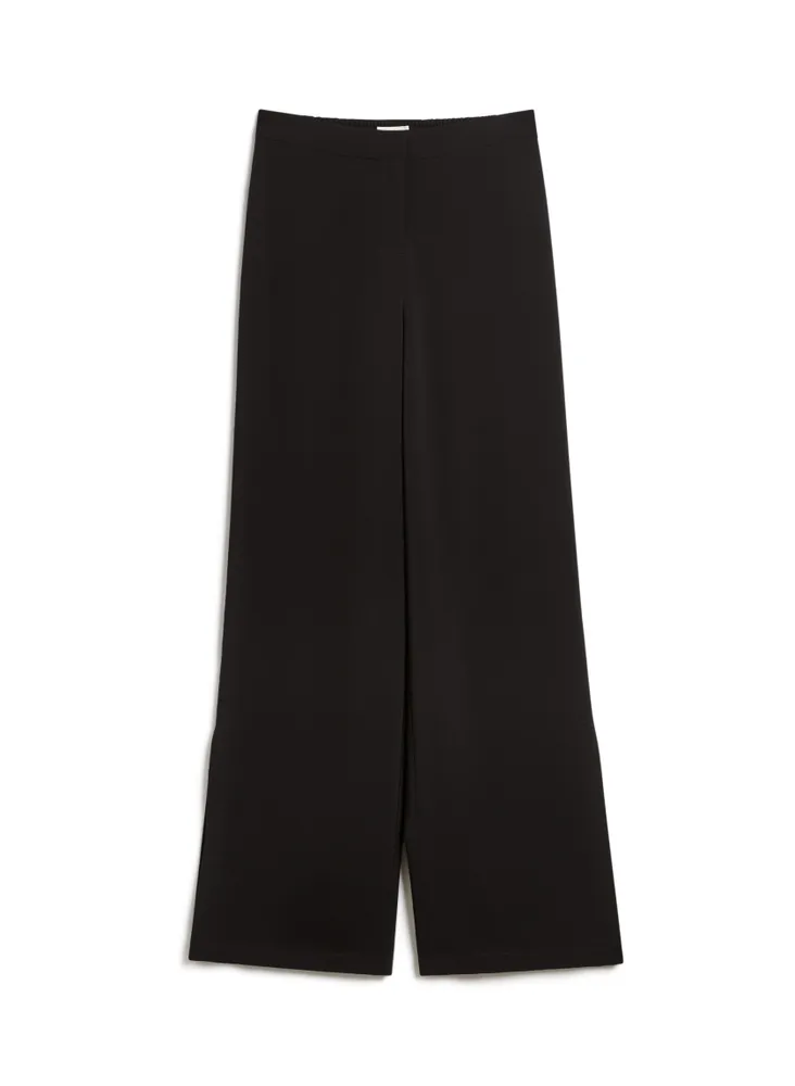 Slit Detail Wide Leg Pants