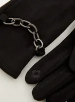 Chain Link Detail Gloves