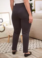 Straight Leg Pull-On Pants