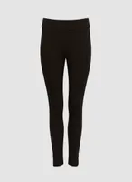 Stud & Slit Hem Leggings