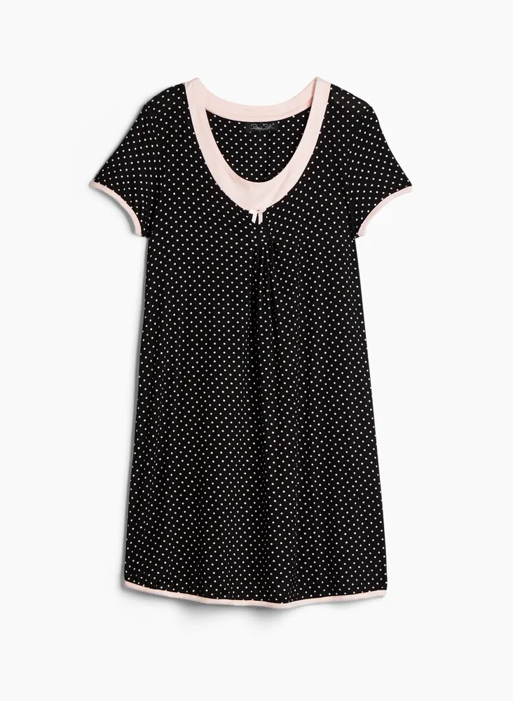 Dot Print Sleepshirt