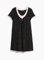 Dot Print Sleepshirt