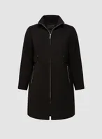 Tricotine Tab Detail Coat