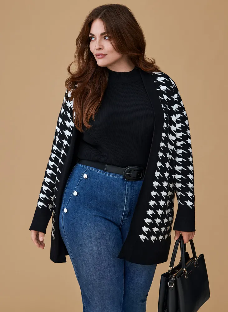 Houndstooth Cardigan