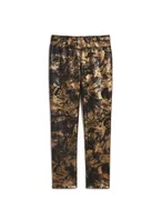 Metallic Pattern Pull-On Pants