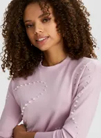 Pearl Detail Sweatshirt