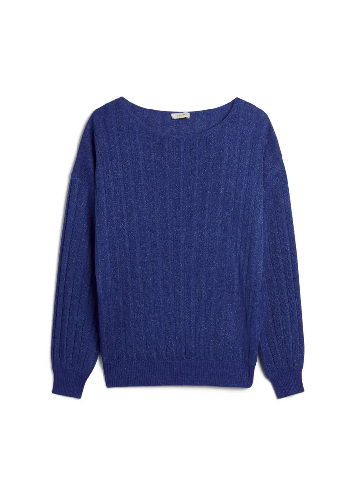 Glitter Rib Knit Sweater