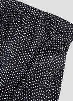 Dot Print Pull-On Pants