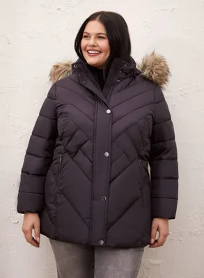 Recycled Vegan Down Quilted Coat