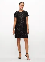 Diamond Motif Sequin Dress