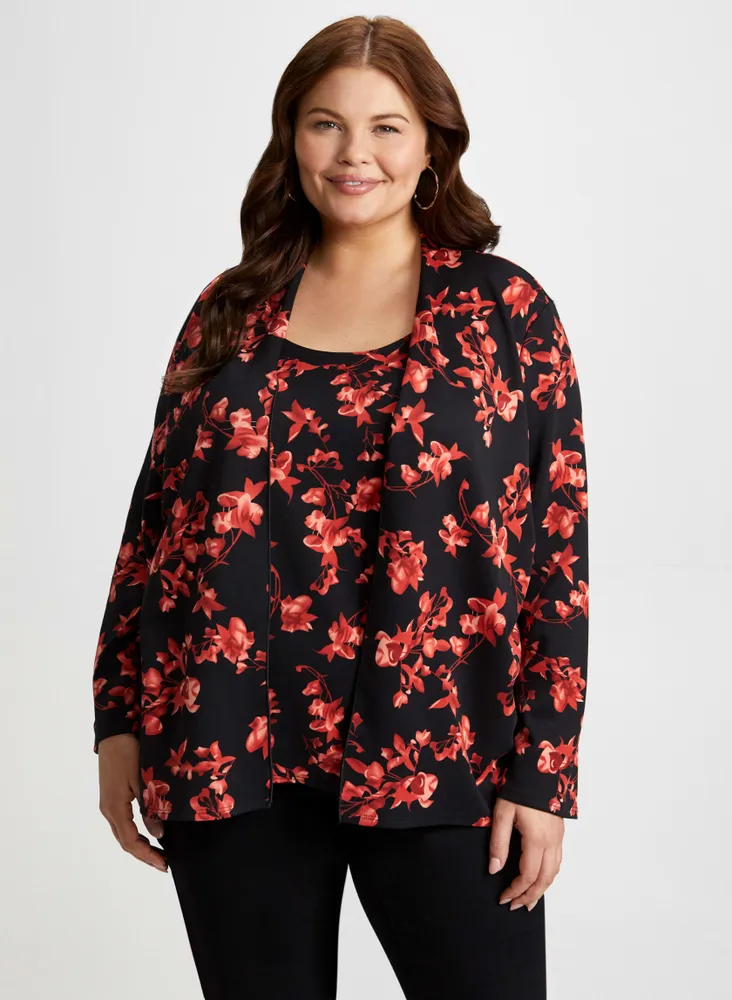 Floral Print Fooler Top