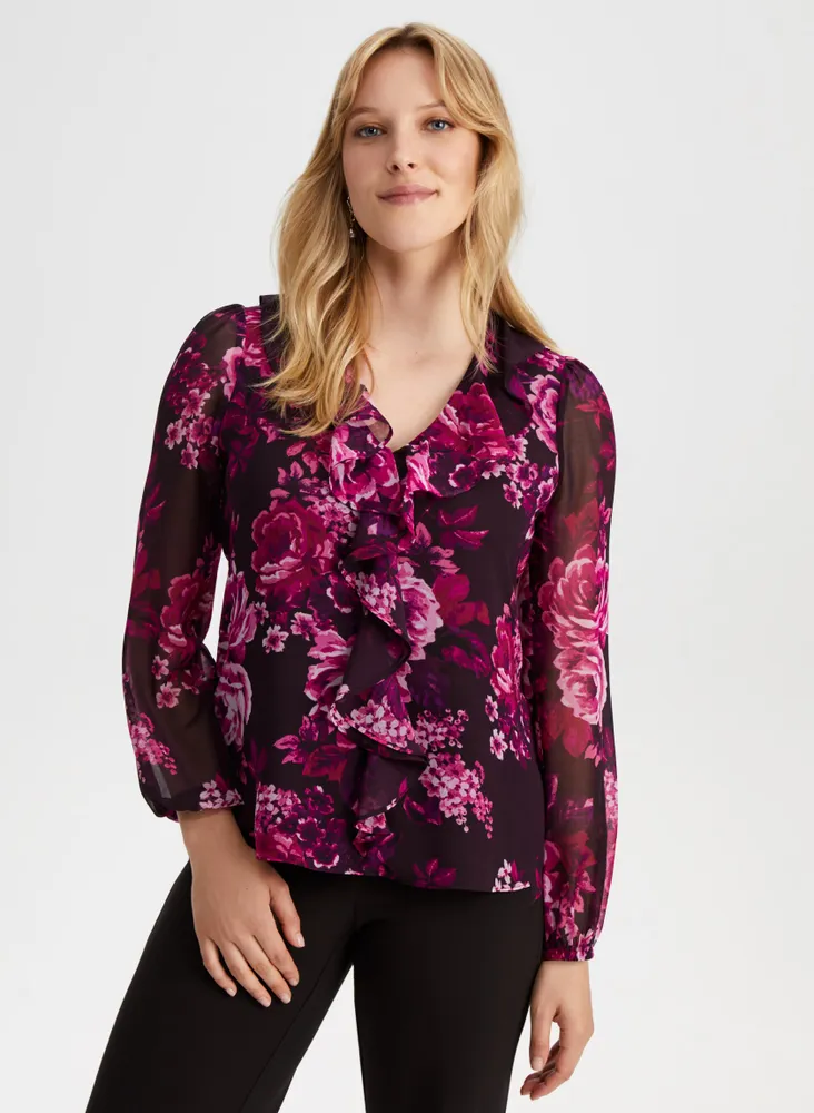 Floral Motif Blouse