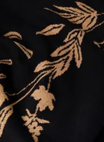 Leaf Print Sweater