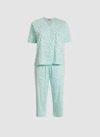 Heart Print Pyjama Set