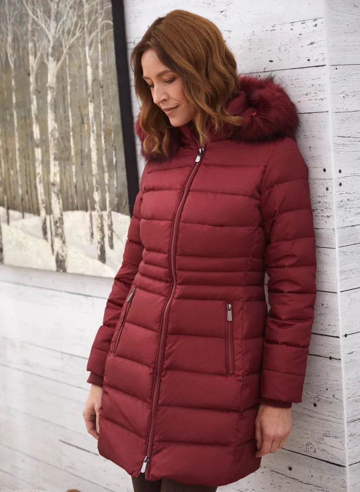 Laura Petites Down Blend Quilted Coat | Hillcrest Mall