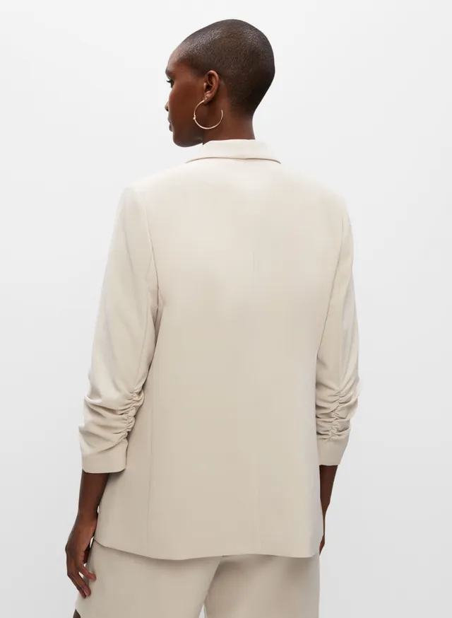 Double Take Shawl Collar Long Sleeve Blazer, us.meeeshop