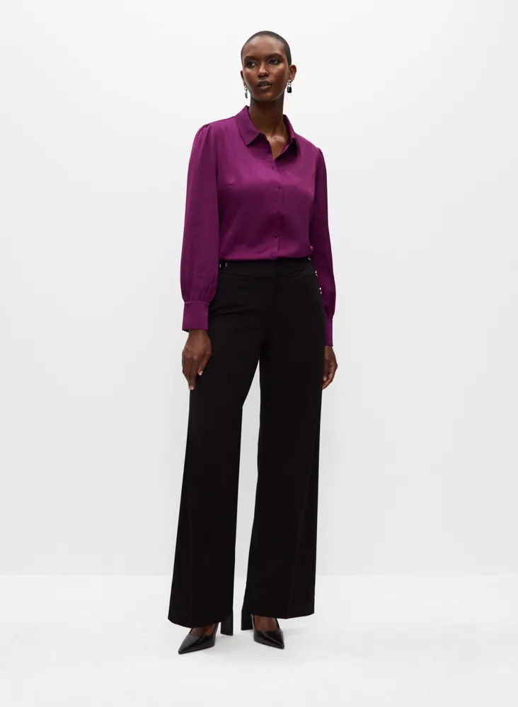 Modern Fit Wide Leg Pants