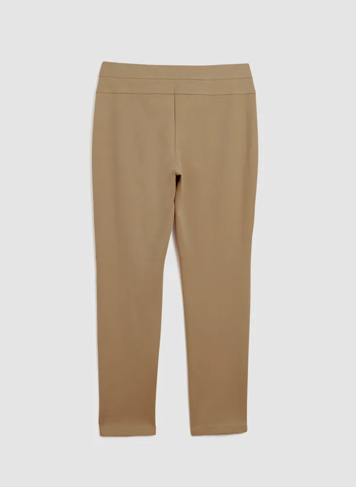 Madison Button Detail Pull-On Pants