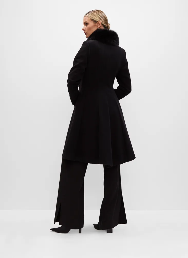 Laura Swing Coat in Black