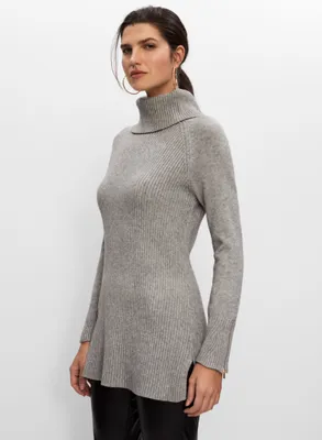 Melanie Lyne Cowl Neck Tunic Sweater