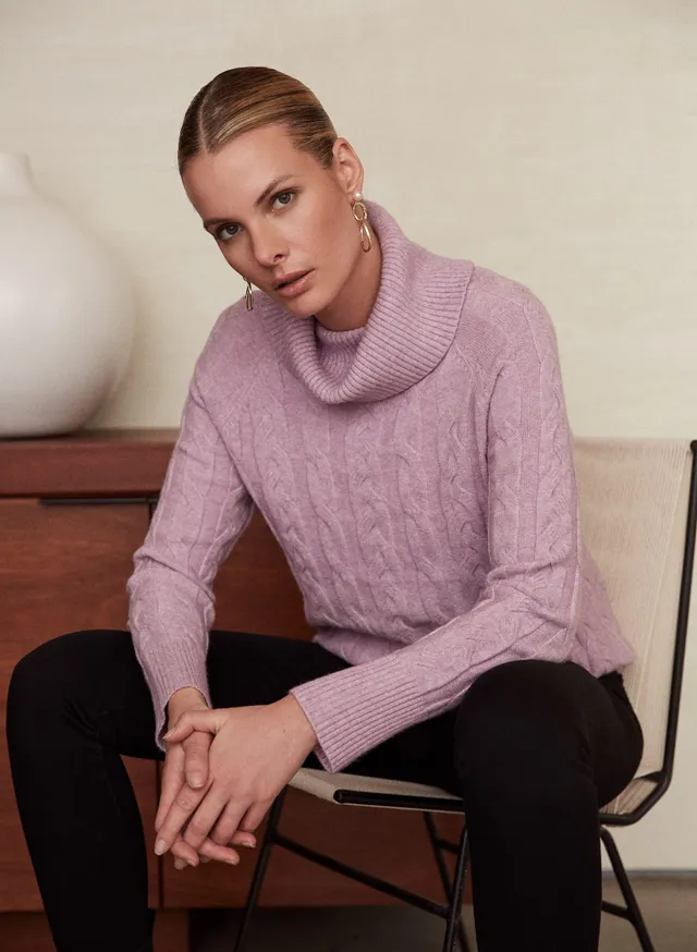 Melanie Lyne Cowl Neck Tunic Sweater