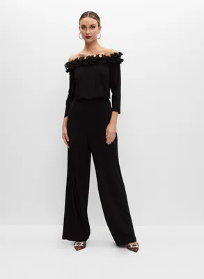 Adrianna Papell - Off-the-Shoulder Jumpsuit