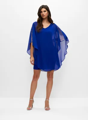 Joseph Ribkoff - Chiffon Overlay Dress