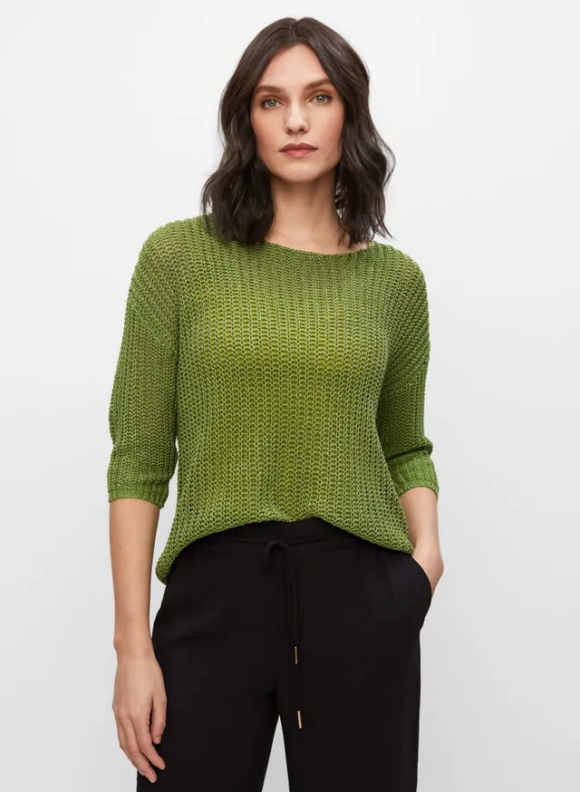 TORRID Slub Shrug 3/4 Sleeve Cropped Sweater