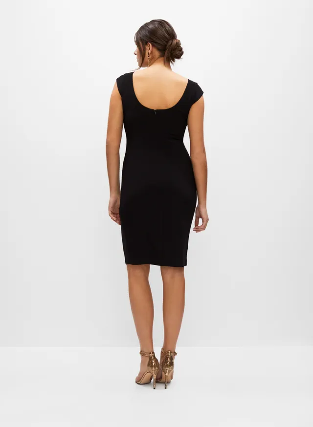 Joseph Ribkoff - V-Neck Shimmer Dress