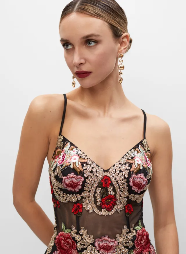 intricate lace pattern detail over sheer illusion corset bodice –  princesstunkara.com