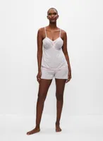 Lace Trim Pyjama Set